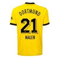 Dres Borussia Dortmund Donyell Malen #21 Domáci 2023-24 Krátky Rukáv